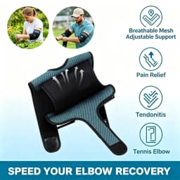 Cubital Tunnel Night Splint – Adjustable Elbow Stabilizer for Ulnar Nerve Relief, Pain Reduction & Sleeping Support, Unisex Fit