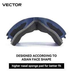 VECTOR Brand Double Layer Anti Fog Magnetic Absorption Cylindrical Ski Goggles UV400 Men Women Ski Glasses Snowboard POC Glasses