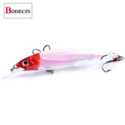 Jerkbait Minnow Fishing Lures Hard Plastic Bait Artificial Lure Bass Pike ABS Wobbler for Fish Hooks Crankbait 3D Eyes Sea 1pcs