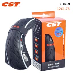 CST Bicycle Tire 12x1.75 C-TR1N 12 inch 203 Kids Balance Bike Folding Tyre with Inner Tube 120TPI Ultralight Racing Cycling Tire