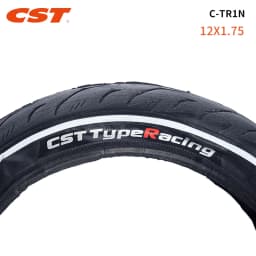 CST Bicycle Tire 12x1.75 C-TR1N 12 inch 203 Kids Balance Bike Folding Tyre with Inner Tube 120TPI Ultralight Racing Cycling Tire