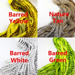 Royal Sissi 3strips Total One Meter Pack Fly Tying Zonker Rabbit Strips 3/5/8mm Zonker Pelt for Tying Zonker Streamer Fly Lure