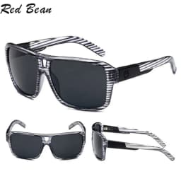 BRAND DESIGN Dragon Cycling Glasses Men Vintage Square Cycling Sun Glasses for Men Male Mirror MTB Cycling Driving Goggle Gafas