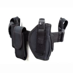 Tactical Battle Belt Airsoft Duty Belt Set Adjustable Nylon Military Security Belt Hunting Belt Gun Holster Baton Holder