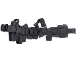 Tactical Battle Belt Airsoft Duty Belt Set Adjustable Nylon Military Security Belt Hunting Belt Gun Holster Baton Holder