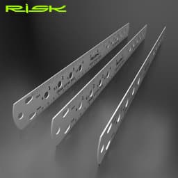 1pc RISK Bicycle Spoke Ruler Bike Spoke Length Gauge Crank Ball Bearings Cotter Pin Measuring Tool Double Sided Metric Imperial