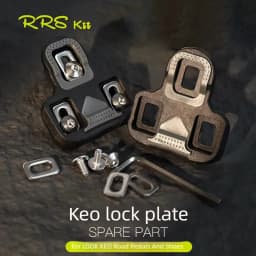 RRSKIT Road Bike Cleats Compatible With Look K-E-O Road Bike Self‑Locking Pedal Cleat 4.5 Degree Road Cycling Shoes Pedal Cleat
