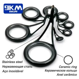8~105Pcs Spinning Fishing Rod Guide Telescopic Rod Repair Kit Stainless Steel Ceramics Ring Fishing Rod Building Replacement Set
