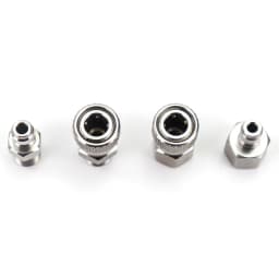 AIR CO2 Foster Quick Disconnect Male/Female Adaptor Fill Nipple Blind Plug | Thread 1/8NPT&1/8BSP&M10*1