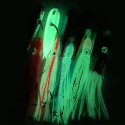 Inchiku Metal Jig Head Lure 80g 100g 120g 150g 180g 200g Luminous Squid Hook Soft Sinking Saltwater Spinning Fishing MarlinLure