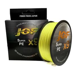 JOF Braided Fishing Line 12 Strands 9 Strands Multifilament PE Super Strong Japanese Line Carp 100M 300M 500M 20lb-92lb
