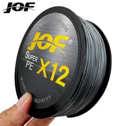 JOF Braided Fishing Line 12 Strands 9 Strands Multifilament PE Super Strong Japanese Line Carp 100M 300M 500M 20lb-92lb