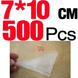 MNFT 500Pcs 8 Sizes PVA Carp Fishing Bags Quick Water Soluble Boilie Rig Solid Baits Fish Equipment Tackle Kit