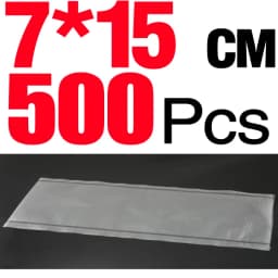 MNFT 500Pcs 8 Sizes PVA Carp Fishing Bags Quick Water Soluble Boilie Rig Solid Baits Fish Equipment Tackle Kit