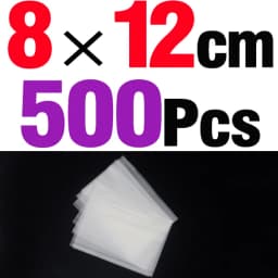 MNFT 500Pcs 8 Sizes PVA Carp Fishing Bags Quick Water Soluble Boilie Rig Solid Baits Fish Equipment Tackle Kit