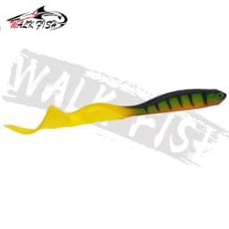 WALK FISH 4PCS Jigging Wobblers Fishing Lure 12.5cm 5.5g Shad T-tail Soft Bait Artificial Silicone Lures Bass Pike Fishing