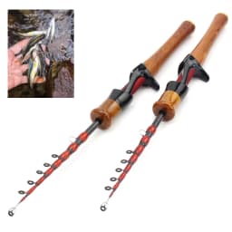 168cm 185cm Ultra light ul power Telescopic Fishing Rod Spinning Rod Lure Weight 1-5g Children beginners Catch small fish pole