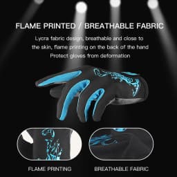 Outdoor Cycling Gloves Full Finger Shockproof Microfiber Wear Resistant Breathable Anti-sweat Touchscreen Motorbike Gloves Men
