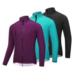 WOSAWE Ultralight Men's Cycling Windbreaker Windproof Jacket Bike Vest Water Resistant MTB Road Bicycle Long Jersey 2 Pockets