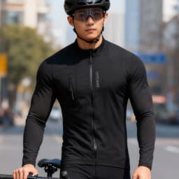 WOSAWE Ultralight Men's Cycling Windbreaker Windproof Jacket Bike Vest Water Resistant MTB Road Bicycle Long Jersey 2 Pockets