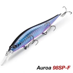 TSURINOYA 98SP Suspending Minnow Fishing Lure AURORA 98mm 10g Max 2.2m  Long Casting Bass Pike Jerkbait Hard Bait