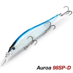 TSURINOYA 98SP Suspending Minnow Fishing Lure AURORA 98mm 10g Max 2.2m  Long Casting Bass Pike Jerkbait Hard Bait