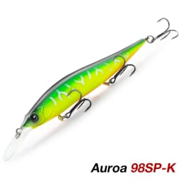 TSURINOYA 98SP Suspending Minnow Fishing Lure AURORA 98mm 10g Max 2.2m  Long Casting Bass Pike Jerkbait Hard Bait