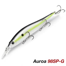 TSURINOYA 98SP Suspending Minnow Fishing Lure AURORA 98mm 10g Max 2.2m  Long Casting Bass Pike Jerkbait Hard Bait