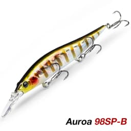 TSURINOYA 98SP Suspending Minnow Fishing Lure AURORA 98mm 10g Max 2.2m  Long Casting Bass Pike Jerkbait Hard Bait