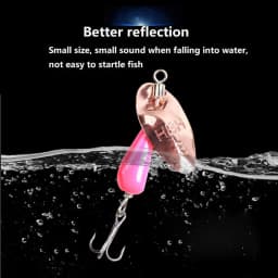 MAGBLUE 1pcs Rotating Spinner Fishing Lure Spoon Sequins metal baits Wobblers Bass Pesca Hand shaker Makou Bass Fishing Tackle