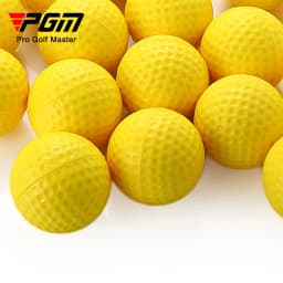 PGM 1pcs Golf Yellow Practice Balls 42.6mm Sponge Elastic Pu Foam Balls Can Hit About 800 Time Golf Sports Supplies