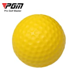 PGM 1pcs Golf Yellow Practice Balls 42.6mm Sponge Elastic Pu Foam Balls Can Hit About 800 Time Golf Sports Supplies