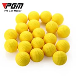 PGM 1pcs Golf Yellow Practice Balls 42.6mm Sponge Elastic Pu Foam Balls Can Hit About 800 Time Golf Sports Supplies