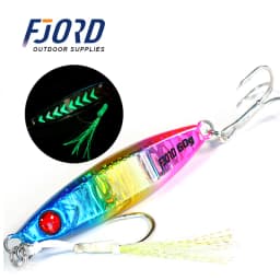 FJORD Rattle Metal Jig Fishing Lure 40g 60g 80g Night Light Jigging Shore Casting Swimbait New 2023 Sea Saltwater Fishing Tackle