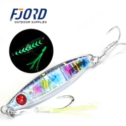 FJORD Rattle Metal Jig Fishing Lure 40g 60g 80g Night Light Jigging Shore Casting Swimbait New 2023 Sea Saltwater Fishing Tackle