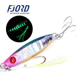 FJORD Rattle Metal Jig Fishing Lure 40g 60g 80g Night Light Jigging Shore Casting Swimbait New 2023 Sea Saltwater Fishing Tackle