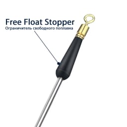 DNDYUJU 50X Fishing Gear Block Rotation Drift Fishing Floats Accessory Bobber Copper Rubber Tools Fish Float Fishing Float Base
