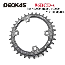 Deckas 96bcd Mountain bicycle Chainring BCD 96mm Asymmetry 32/34/36/38T Crown Plate Parts For M7000 M8000 M4100 M5100 bike crank