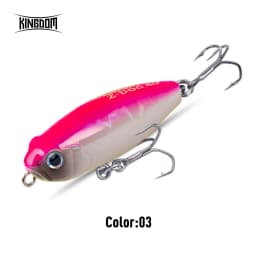 Kingdom Z-Dog Floating Pencil Fishing Lures 40mm 3.2g Stickbait Topwater Surface Walk The Dog Hard Baits Wobblers For Bass Pike