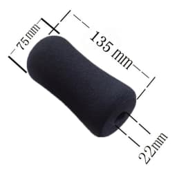 2 PCS Foot Foam Pads Black Foam Rollers Replacement For Leg Extension For Weight Bench Home Bench And Gym Workout Machines