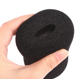 2 PCS Foot Foam Pads Black Foam Rollers Replacement For Leg Extension For Weight Bench Home Bench And Gym Workout Machines