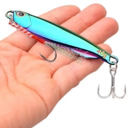 1pcs Japanese Metal Lure Bait  Strong Fish Induction 7g-30g 40g 3 Color Metal Fishing Lure Zinc Alloy Long Bait Bionic Fake Bait