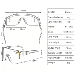 Brand Men Women Outdoor Sports Goggles UV400 Cycling Sunglasses MTB Bike Bicycle Party Running Windproof Protection Eyewear