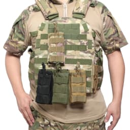1000D Nylon Single Double Triple Magazine Pouch AR15 M4 5.56 AK 7.62 Holster Molle Airsoft AEG GBB Mag Carrier