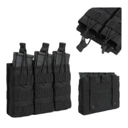 1000D Nylon Single Double Triple Magazine Pouch AR15 M4 5.56 AK 7.62 Holster Molle Airsoft AEG GBB Mag Carrier