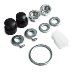 E-Bike Hub Motor Axle M12/M14 Lock Nut & Lock Washer & Spacer & Nut Cover 12/14mm Shaft 500W-5000W Motors Electric Bicycle Parts