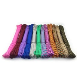 New Color Dia 4 MM 31 Meters 9 Stand Cores Paracord Parachute Cord Lanyard Tent Rope For Hiking Camping Clothesline DIY Bracelet