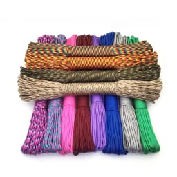 New Color Dia 4 MM 31 Meters 9 Stand Cores Paracord Parachute Cord Lanyard Tent Rope For Hiking Camping Clothesline DIY Bracelet