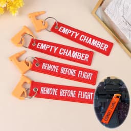 2Pcs/Set Tactical Chamber Safety Flag Includes Built-in Flathead Tool Hunting Accessories