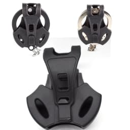 Tactical Hunting Open Top Cuff Case Fits Standard Handcuffs for 5.5cm Belt for Airsoft Training Safety Holster Case